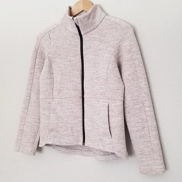 Lululemon Going Places Jacket Size 4 Space Dye Heather Pale Lilac Stretch C50416 - Picture 2 of 16
